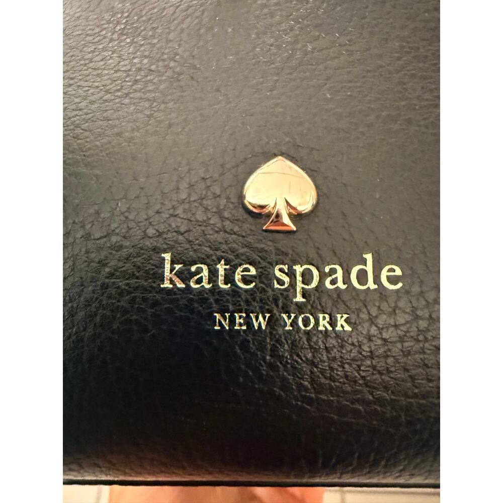 Kate Spade New York Emma Small Bucket Bag. Black Pebbled Leather. NWOT - Picture 8 of 10